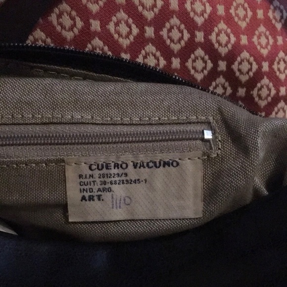 Cuero Vacuno Black Purse - Picture 6 of 6